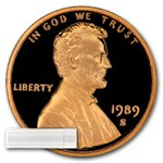 1989-S Lincoln Cent 50-Coin Roll Proof