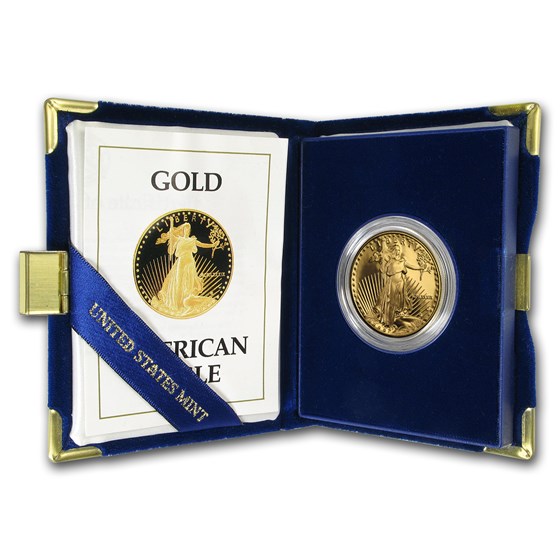 1989-W 1 oz Proof American Gold Eagle (w/Box & COA) 1989-W 1 oz Proof American Gold Eagle (w/Box & COA)