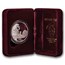 1990 1 oz Silver - Donald Duck - Professor of Fun w/Box & COA