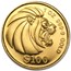1990-1999 Singapore 1 oz Proof Gold Lion