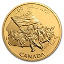 1990-2012 Canada 1/2 oz Proof Gold $200 (Random)