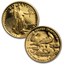1990 4-Coin Proof American Gold Eagle Set (w/Box & COA)