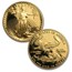 1990 4-Coin Proof American Gold Eagle Set (w/Box & COA)