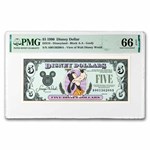 1990 $5.00 (AA) Closed-Eyed Goofy CU-66 EPQ PMG (DIS#16)