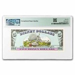 1990 $5.00 (AA) Closed-Eyed Goofy CU-66 EPQ PMG (DIS#16)