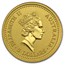 1990 Australia 1/20 oz Gold Nugget