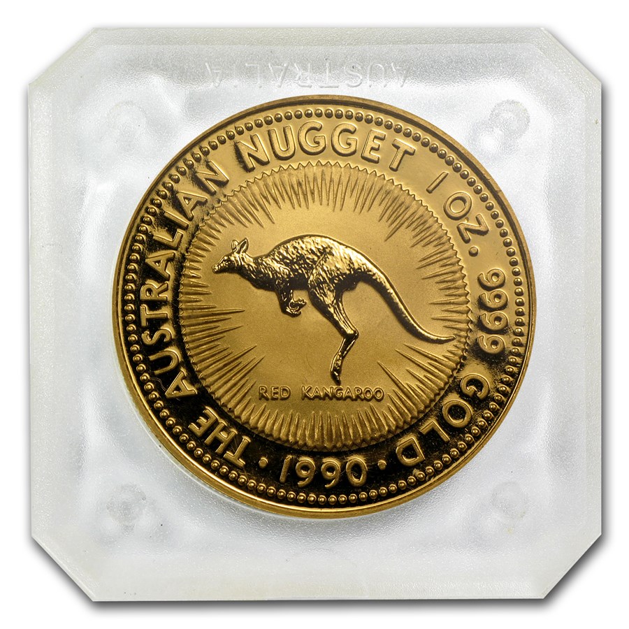 Der er behov for indre spørgeskema Buy 1990 Australia 1 oz Gold Nugget BU | APMEX