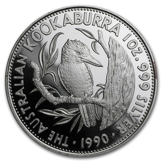 1990 Australia 1 oz Silver Kookaburra Proof (Capsule Only) 1990 Australia 1 oz Silver Kookaburra Proof (Capsule Only)
