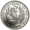 1990 Australia 1 oz Silver Kookaburra Proof