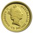1990 Australia 5-Coin Gold Nugget Proof Set