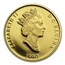1990 Canada 1/2 oz Proof Gold $200 Canadian Flag