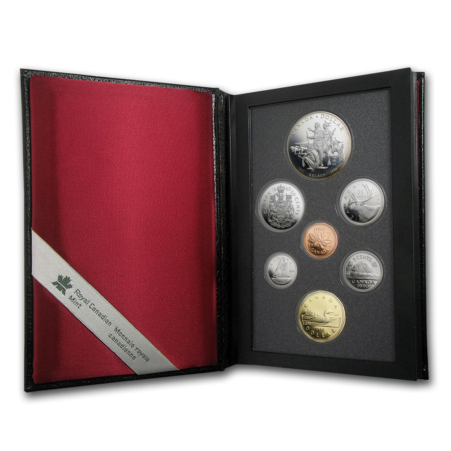 1990 Canada 7-Coin Double Dollar Proof Set