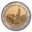 1990 China 1/2 oz Gold & 1/5 oz Silver Bi-Metallic Panda Proof