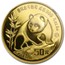 1990 China 1/2 oz Proof Gold Panda PF-69 NGC