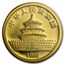 1990 China 1/20 oz Gold Panda Large Date BU (Sealed)