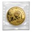 1990 China 1 oz Gold Panda Large Date BU (Sealed)