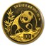 1990 China 1 oz Gold Panda Small Date BU (Sealed)