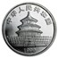 1990 China 1 oz Silver Panda Large Date BU (Capsule only)