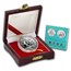 1990 China 1 oz Silver Panda Proof (w/Box & COA)