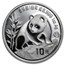 1990 China 1 oz Silver Panda Proof (w/Box & COA)