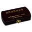 1990 China 2-Coin 1/2 oz Gold & 1/5 oz Ag Bi-Metallic Panda Set