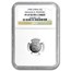 1990 China 2 gram Silver 5 Jiao Dragon and Phoenix PF-69 NGC