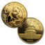 1990 China 5-Coin Gold Panda Proof Set (w/Box & COA)