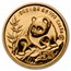 1990 China 5-Coin Gold Panda Proof Set (w/Box) Dmg Capsules