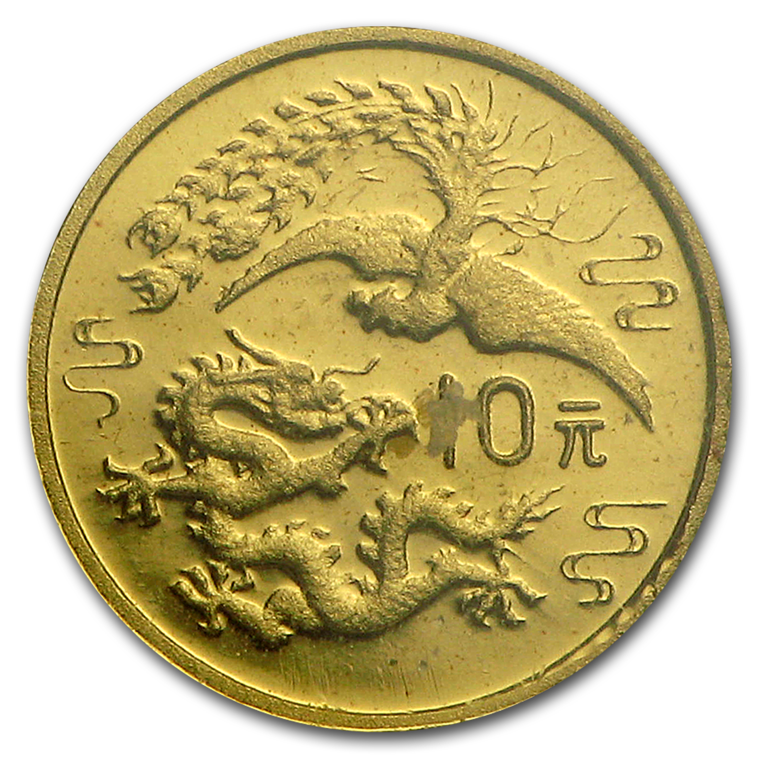 2024 China 1-oz Silver Dragon & Phoenix Antiqued Window