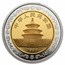1990 China Gold & Silver Bi-Metallic Panda Hong Kong Expo