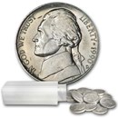 1990-D Jefferson Nickel 40-Coin Roll BU