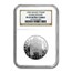 1990 France Platinum 500 Francs Charlemagne PF-69 NGC