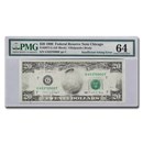 1990 (G-Chicago) $20 FRN CU-64 PMG (Fr#2077-G) Insufficient Ink
