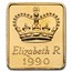 1990 GB 4-Coin Gold Britannia Proof Set (Box, No COA)