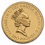 1990 GB 4-Coin Gold Britannia Proof Set (Box, No COA)