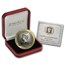 1990 Isle of Man 1 Crown Proof Gold Penny Black
