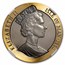 1990 Isle of Man 2 Crown Gold Penny Black Gem PF NGC