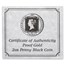 1990 Isle of Man 2 Crown Proof Gold Penny Black