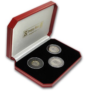 1990 Isle of Man 3-Coin Penny Black Stamp Proof Set 1990 Isle of Man 3-Coin Penny Black Stamp Proof Set