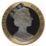 1990 Isle of Man 5 oz Proof Gold Penny Black PF-69 UCAM NGC
