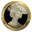 1990 Isle of Man 5 oz Proof Gold Penny Black