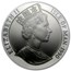 1990 Isle of Man Silver 5 Crown Penny Black Gem Proof NGC