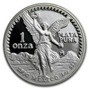1990 Mexico 1 oz Silver Libertad Proof (w/Box & COA)