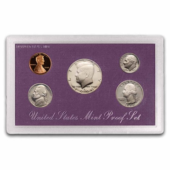 1990 No S Lincoln U.S. Proof Set 1990 No S Lincoln U.S. Proof Set
