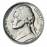 1990-P Jefferson Nickel 40-Coin Roll BU