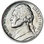 1990-P Jefferson Nickel BU