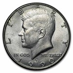1990-P Kennedy Half Dollar 20-Coin Roll BU