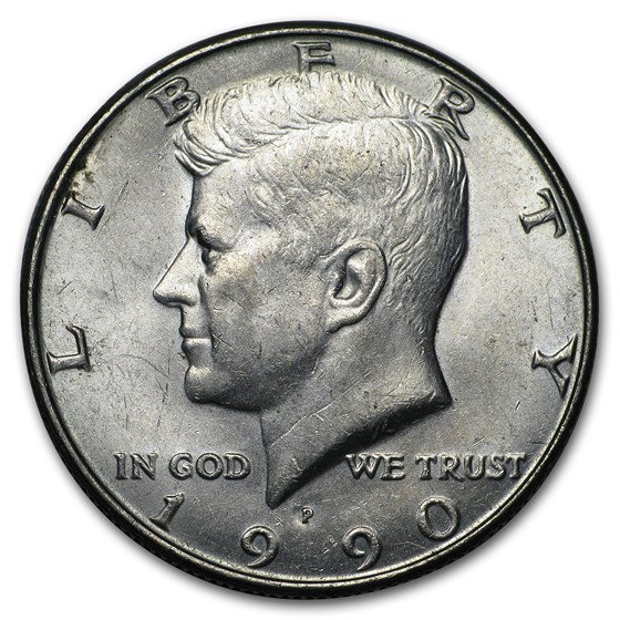 1990-P Kennedy Half Dollar BU 1990-P Kennedy Half Dollar BU