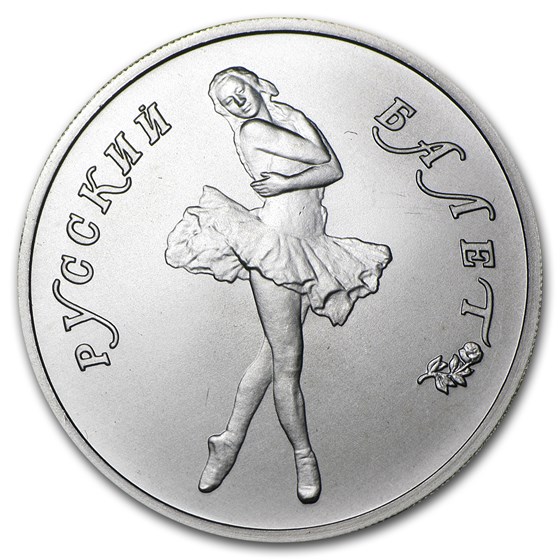 1990 Russia 1/2 oz Palladium Ballerina BU 1990 Russia 1/2 oz Palladium Ballerina BU