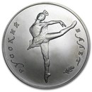 1990 Russia 1 oz Palladium Ballerina BU